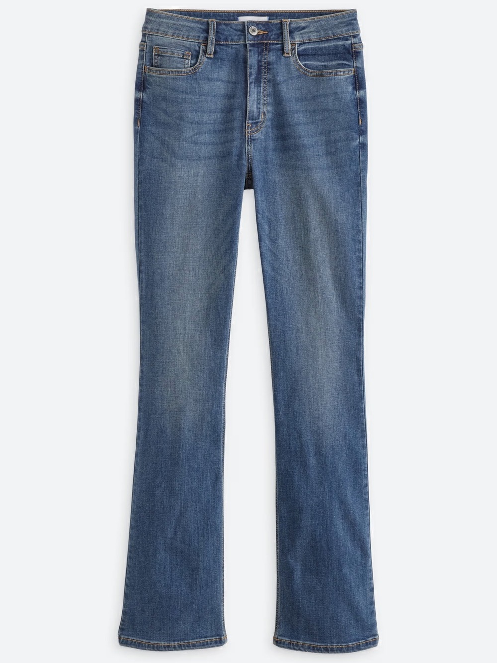 Studio Blue Flare Jeans Women’s Size 31 Medium Wash Stretch Denim Bootcut